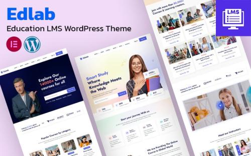 Edlab - Education LMS WordPress Theme theme free